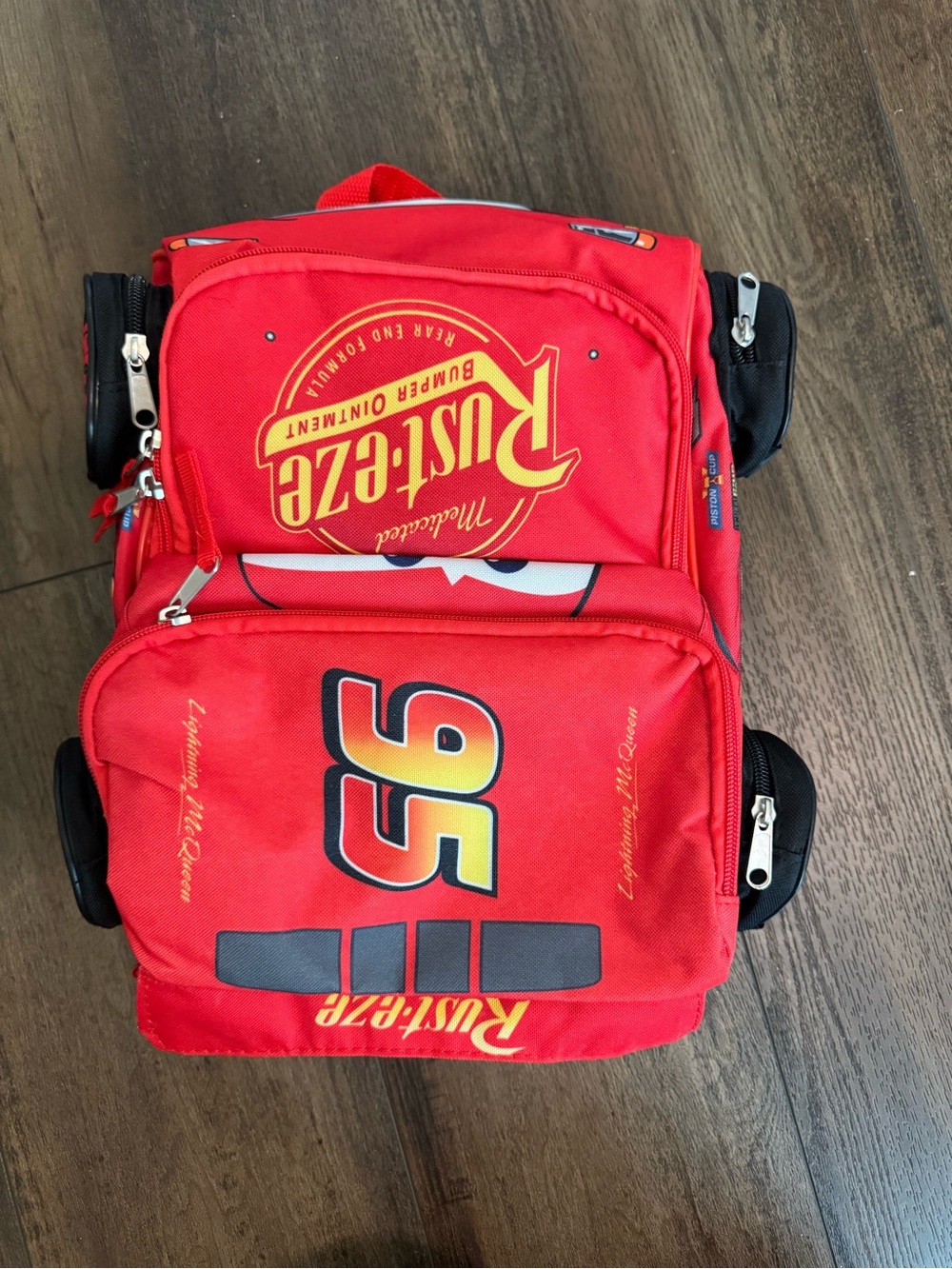 Disney Lightning McQueen Cars Toddler Backpack